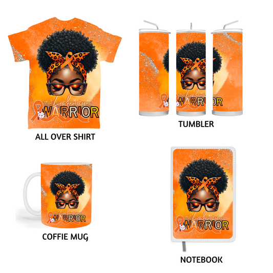 Leukemia Warrior Editable Design with Mockups