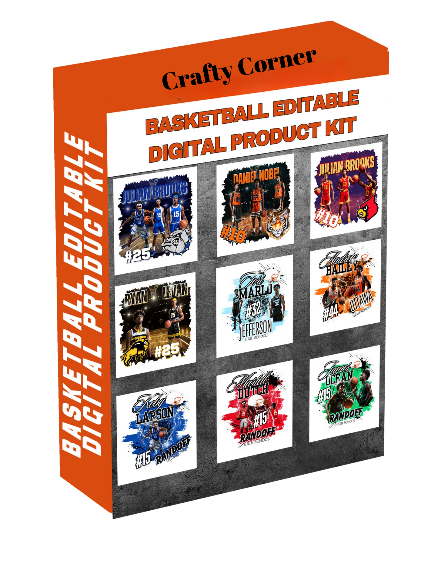 Basketball Editable Canva Designs (30 Designs)