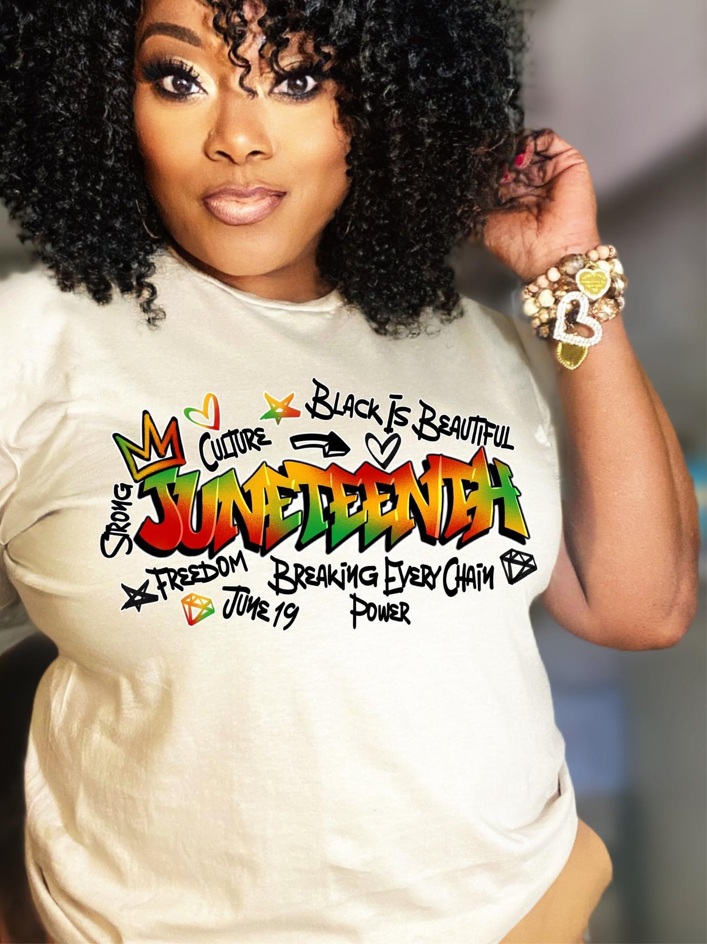 Juneteenth Graffiti Tee.