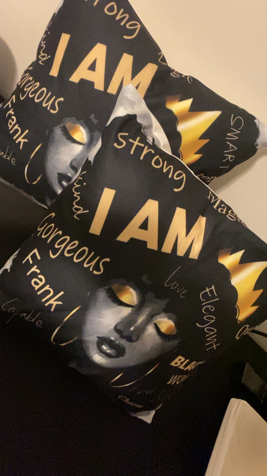 I Am pillow set